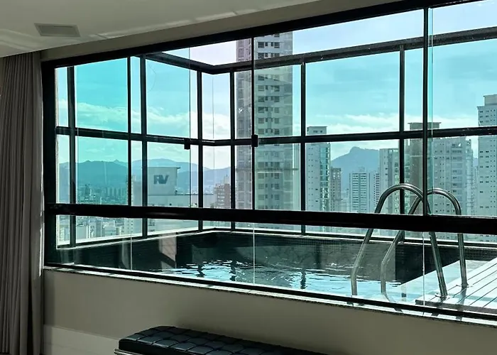 Cobertura Duplex Com Piscina, Vista Mar E Hidro